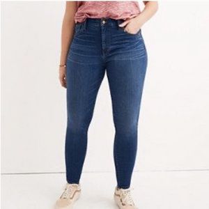 Madewell Orson Dark Wash High Rise Curvy Skinny Roadtripper Jean 28